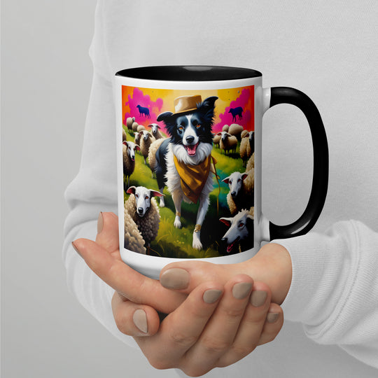 Australian Shepherd- Mug with Color Inside v2