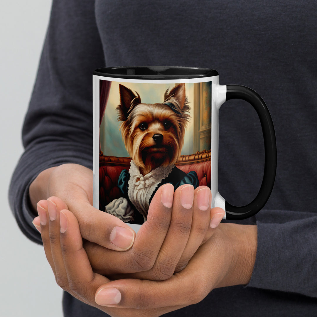 Yorkshire Terrier- Mug with Color Inside v2