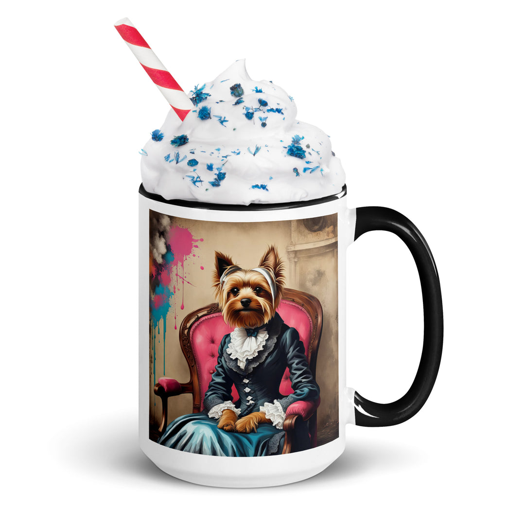 Yorkshire Terrier- Mug with Color Inside v3