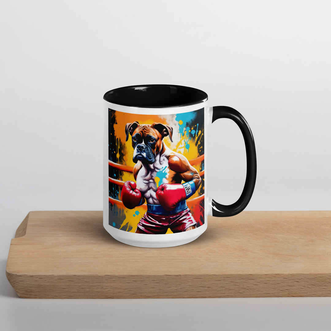 Boxer- Mug with Color Inside v4