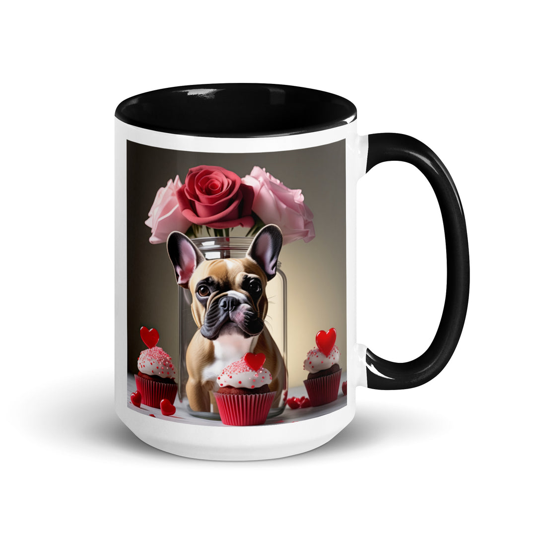 French Bulldog Romantic- Mug with Color Inside