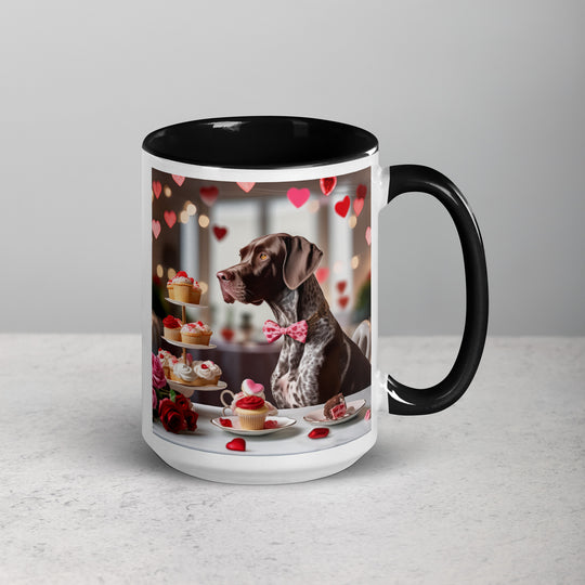 German Shorthaired Pointer Romantic- Mug with Color Inside