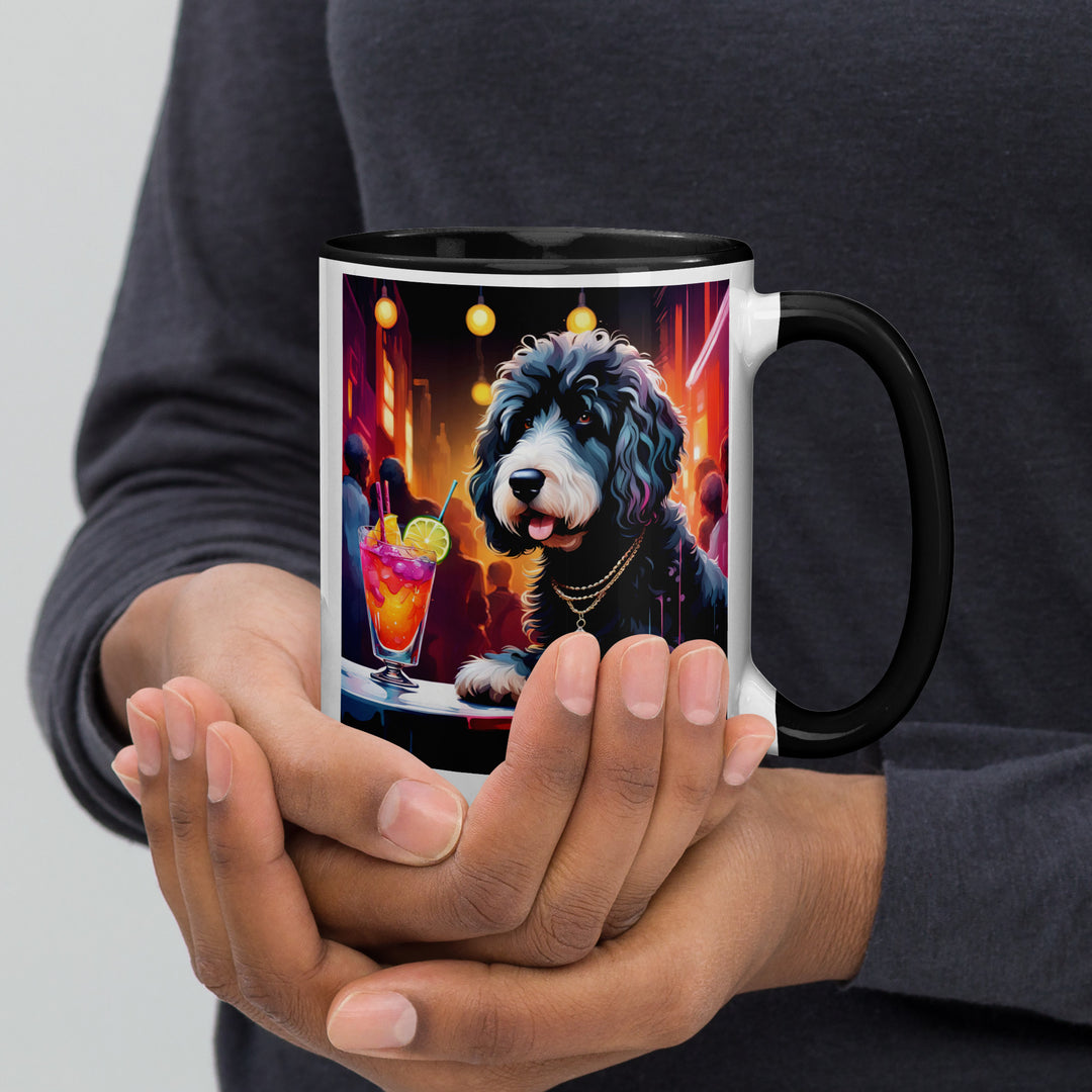 Bernedoodle General- Mug with Color Inside v4