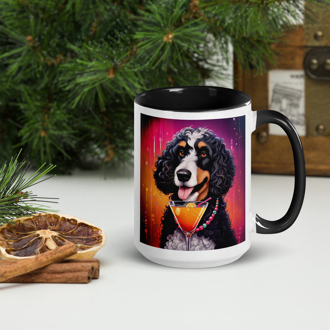 Bernedoodle General- Mug with Color Inside v6