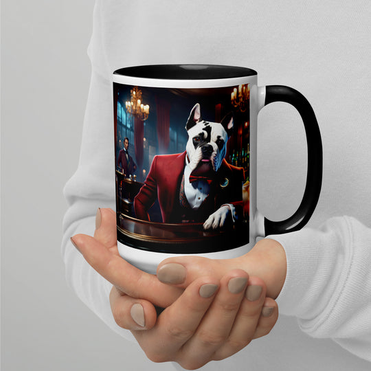 Catahoula Bulldog General- Mug with Color Inside v7