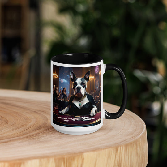 Catahoula Bulldog General- Mug with Color Inside v9