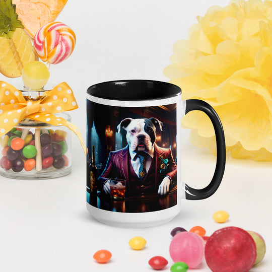 Catahoula Bulldog General- Mug with Color Inside v11