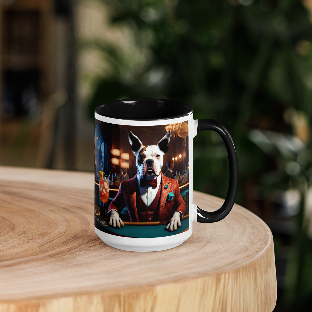 Catahoula Bulldog General- Mug with Color Inside v12