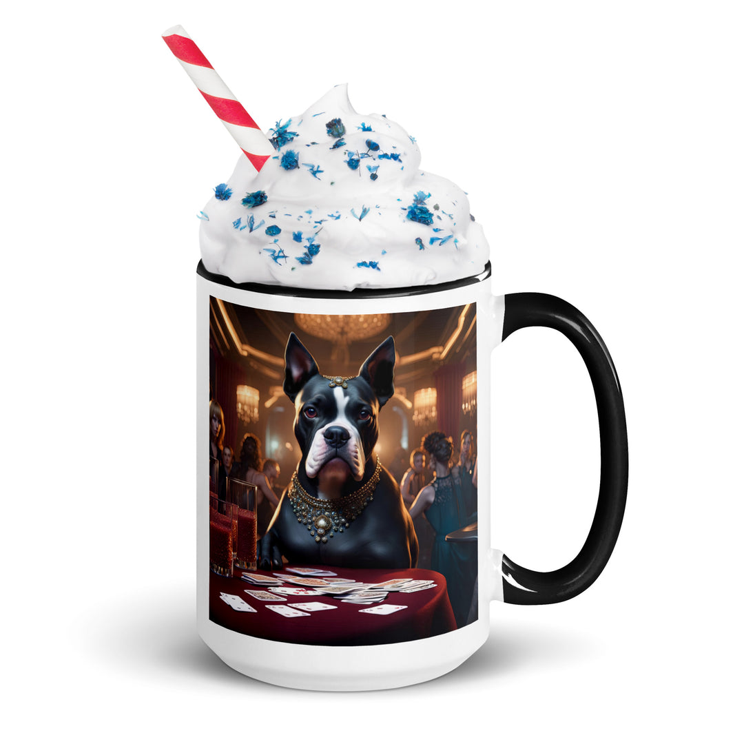 Catahoula Bulldog General- Mug with Color Inside v13