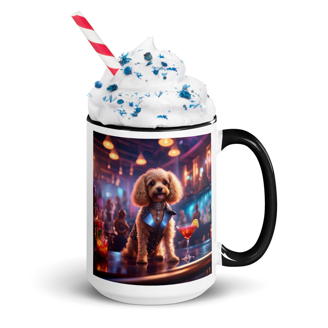 Cavapoo General- Mug with Color Inside v7