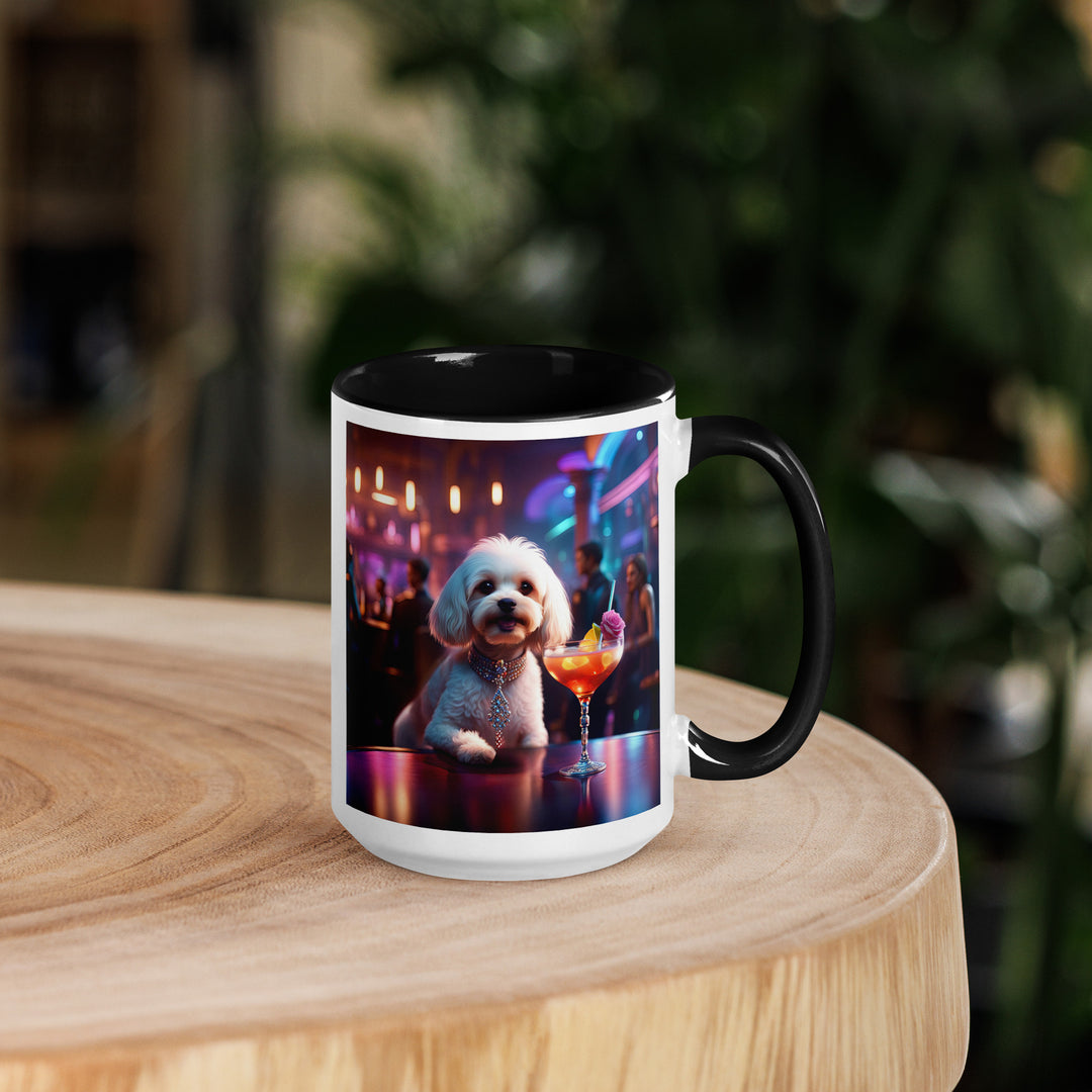 Cavapoo General- Mug with Color Inside v12