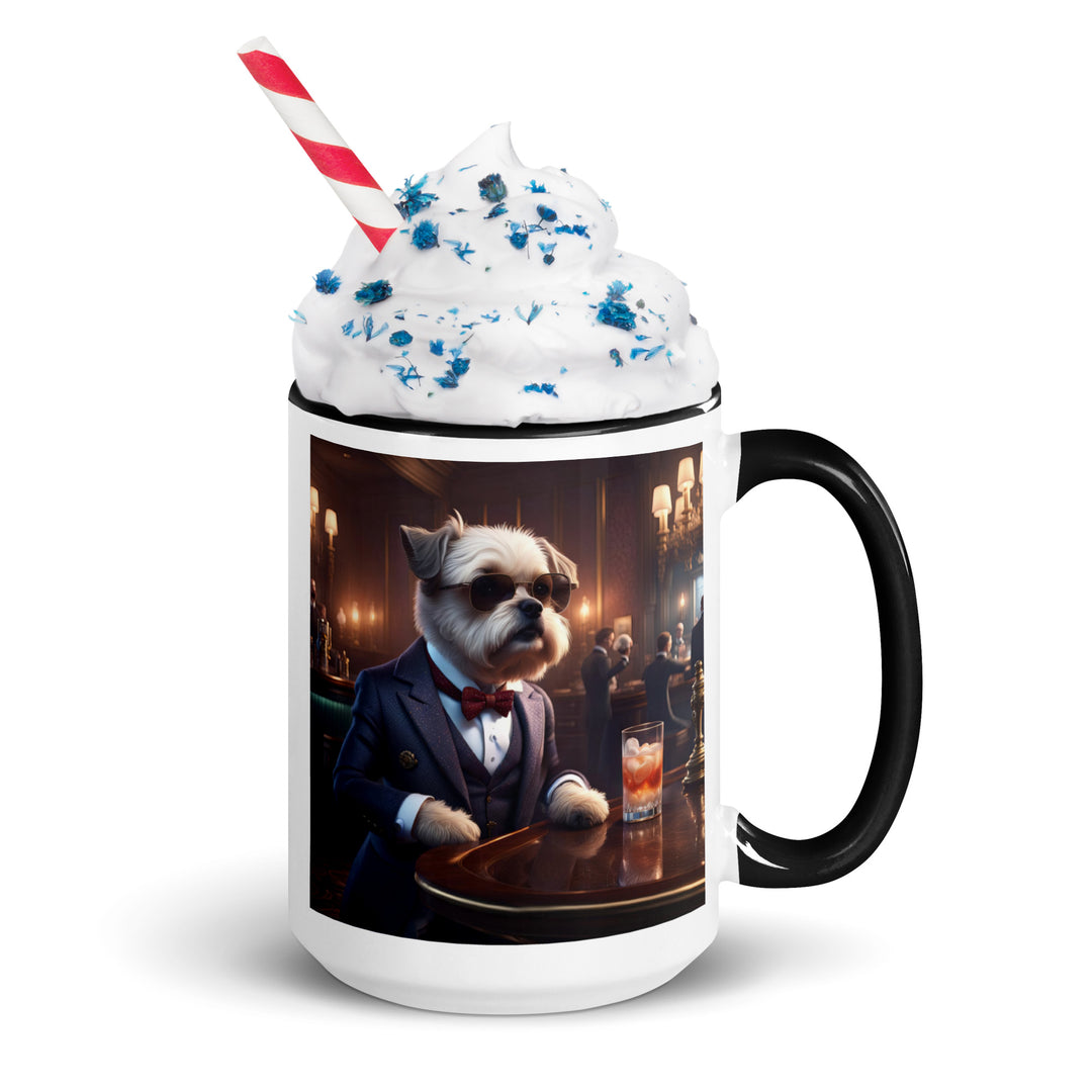 Cavapoo General- Mug with Color Inside v14