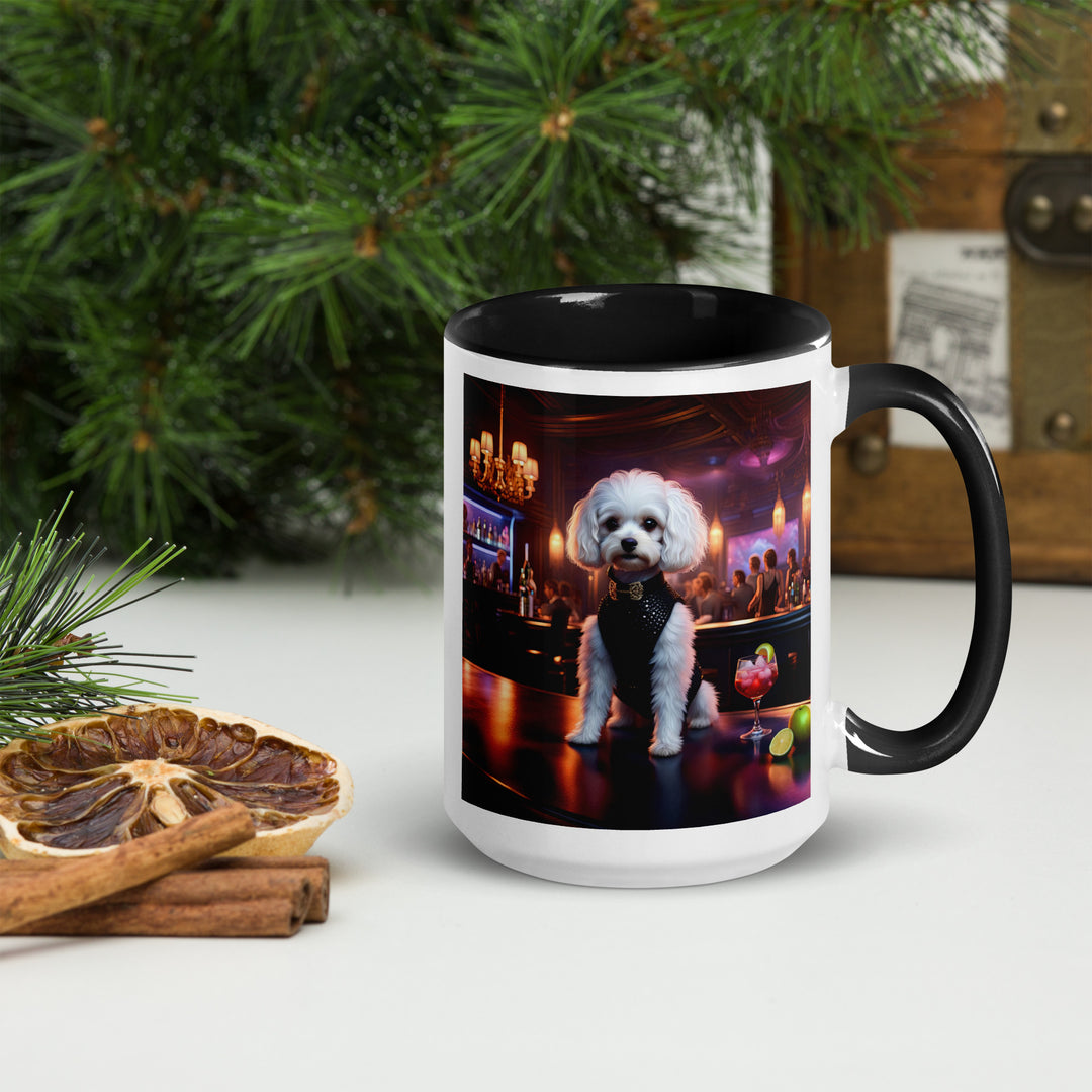 Cavapoo General- Mug with Color Inside v17