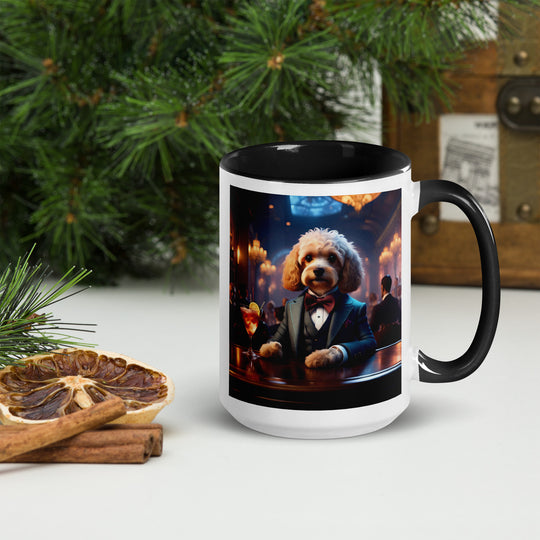 Cavapoo General- Mug with Color Inside v31