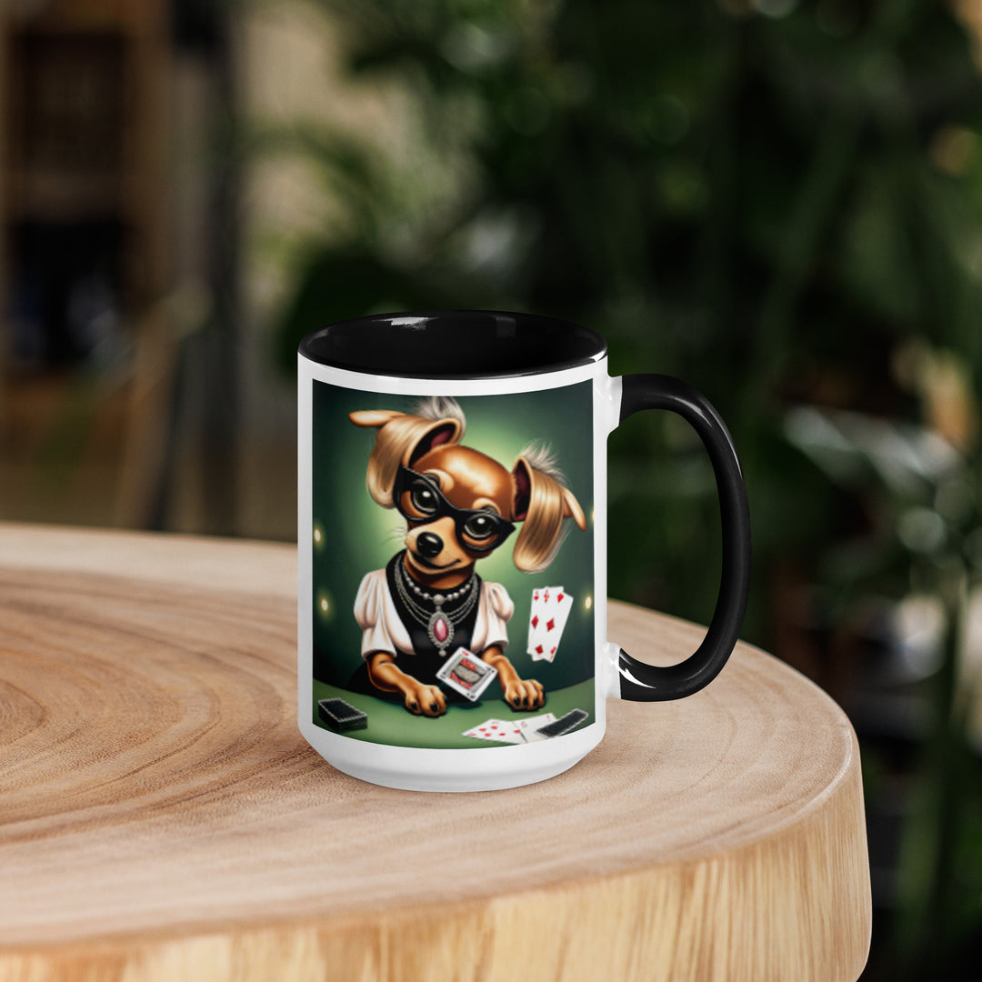 Chiweenie General- Mug with Color Inside