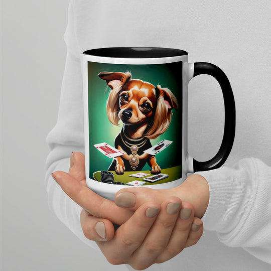 Chiweenie General- Mug with Color Inside v10