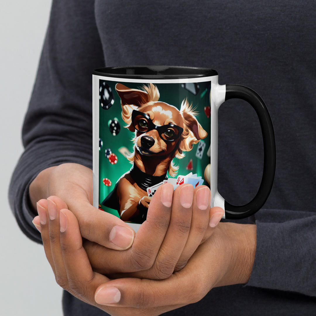 Chiweenie General- Mug with Color Inside v15