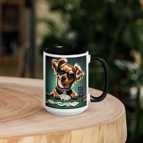 Chiweenie General- Mug with Color Inside v19