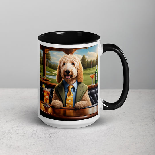 Goldendoodle- Mug with Color Inside v4