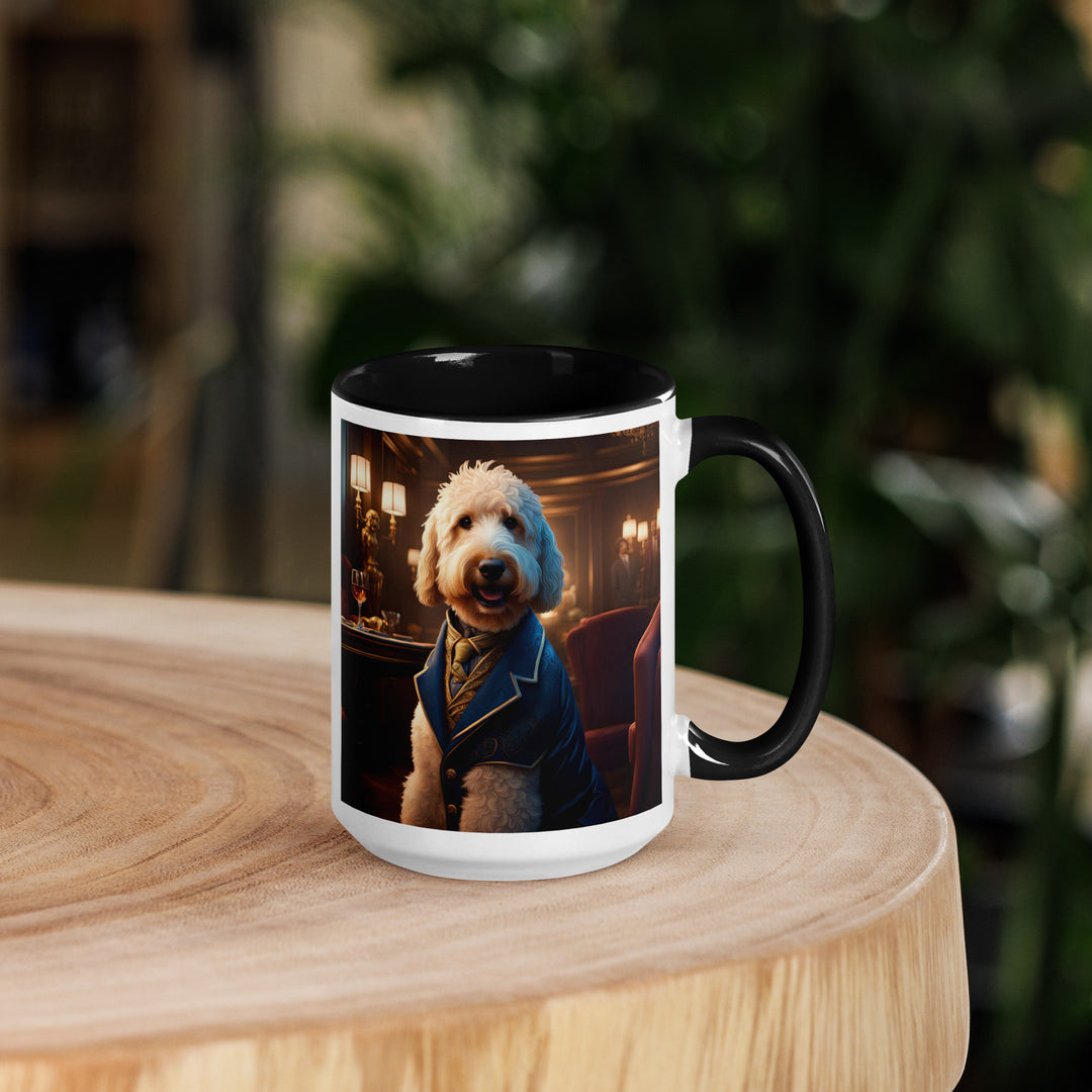 Goldendoodle- Mug with Color Inside v5