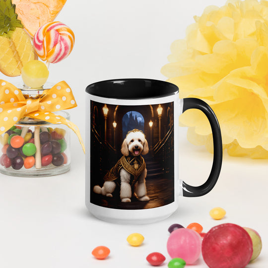 Goldendoodle- Mug with Color Inside v7