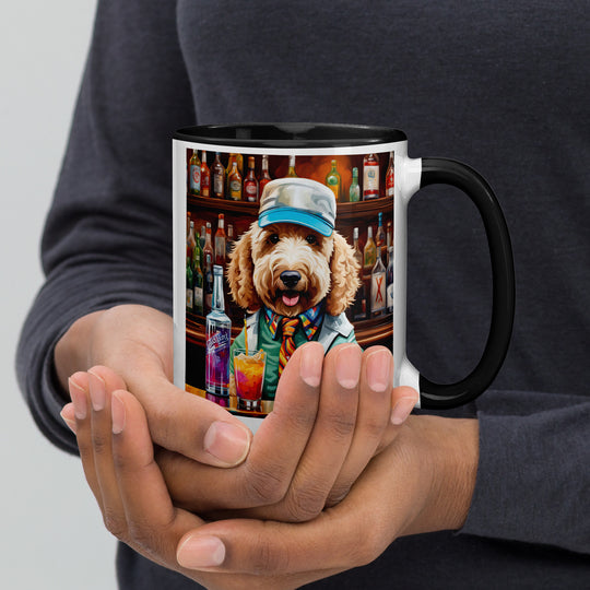 Goldendoodle- Mug with Color Inside v8