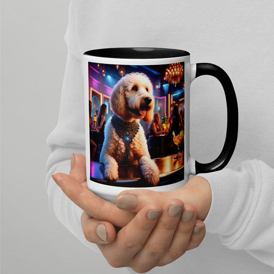 Goldendoodle- Mug with Color Inside v9