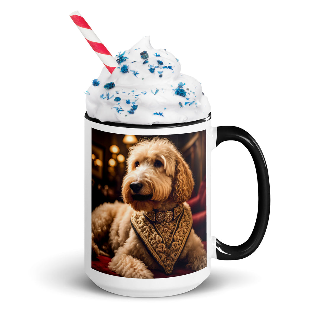 Goldendoodle- Mug with Color Inside v13