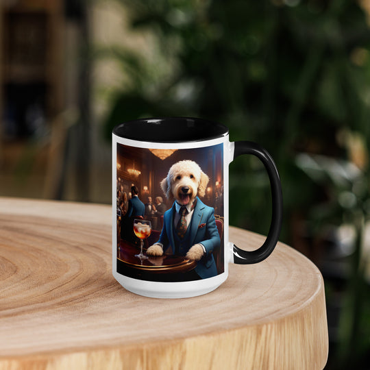 Goldendoodle- Mug with Color Inside v15