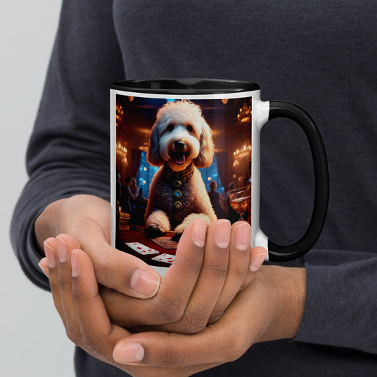 Goldendoodle- Mug with Color Inside v16