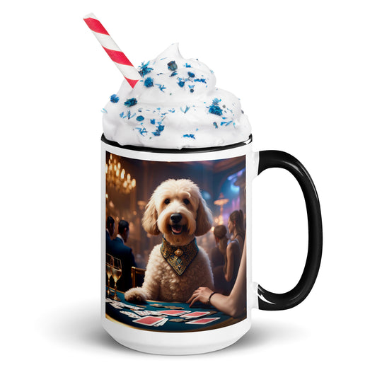 Goldendoodle- Mug with Color Inside v17