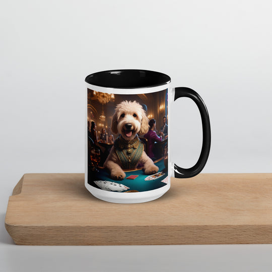 Goldendoodle- Mug with Color Inside v18