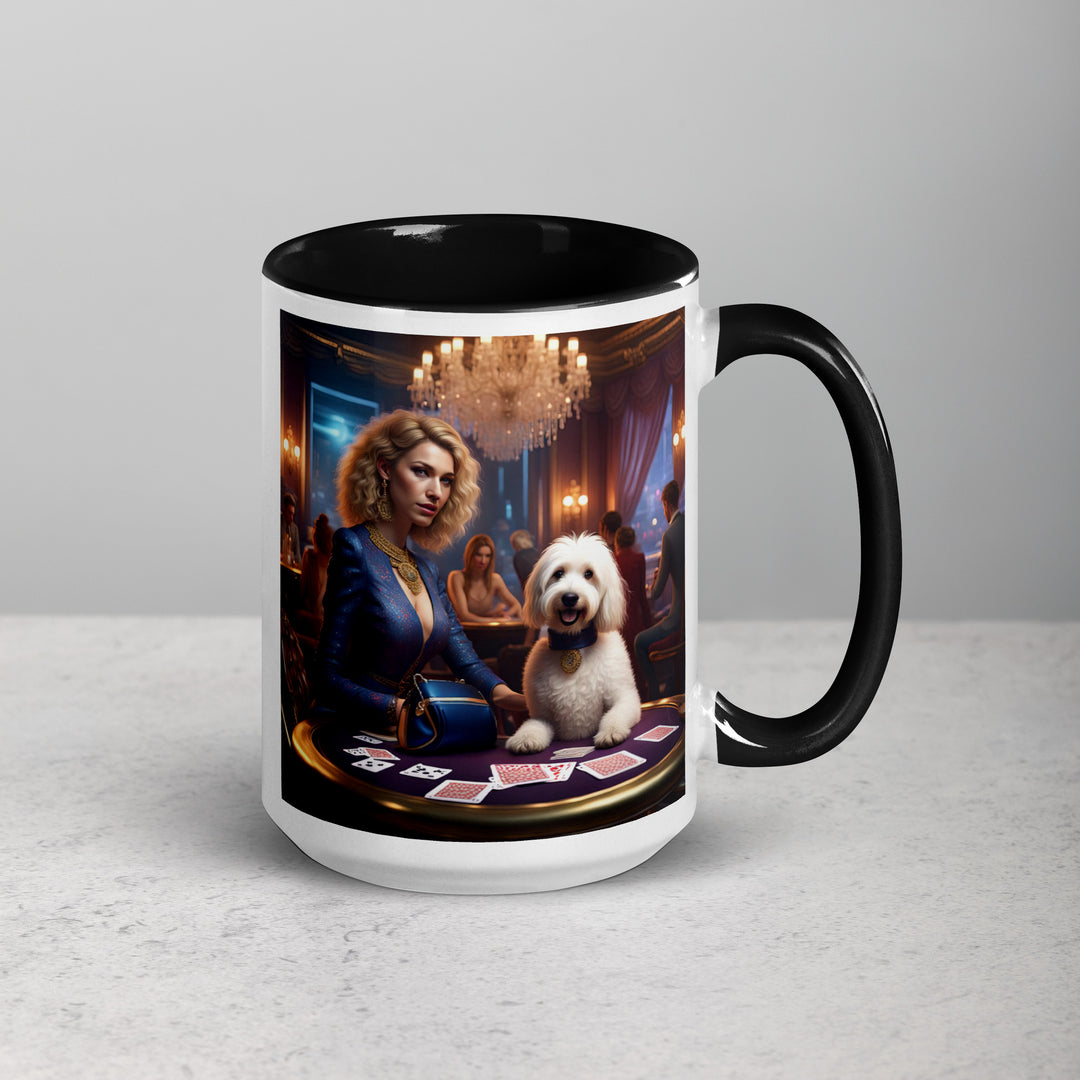 Goldendoodle- Mug with Color Inside v22