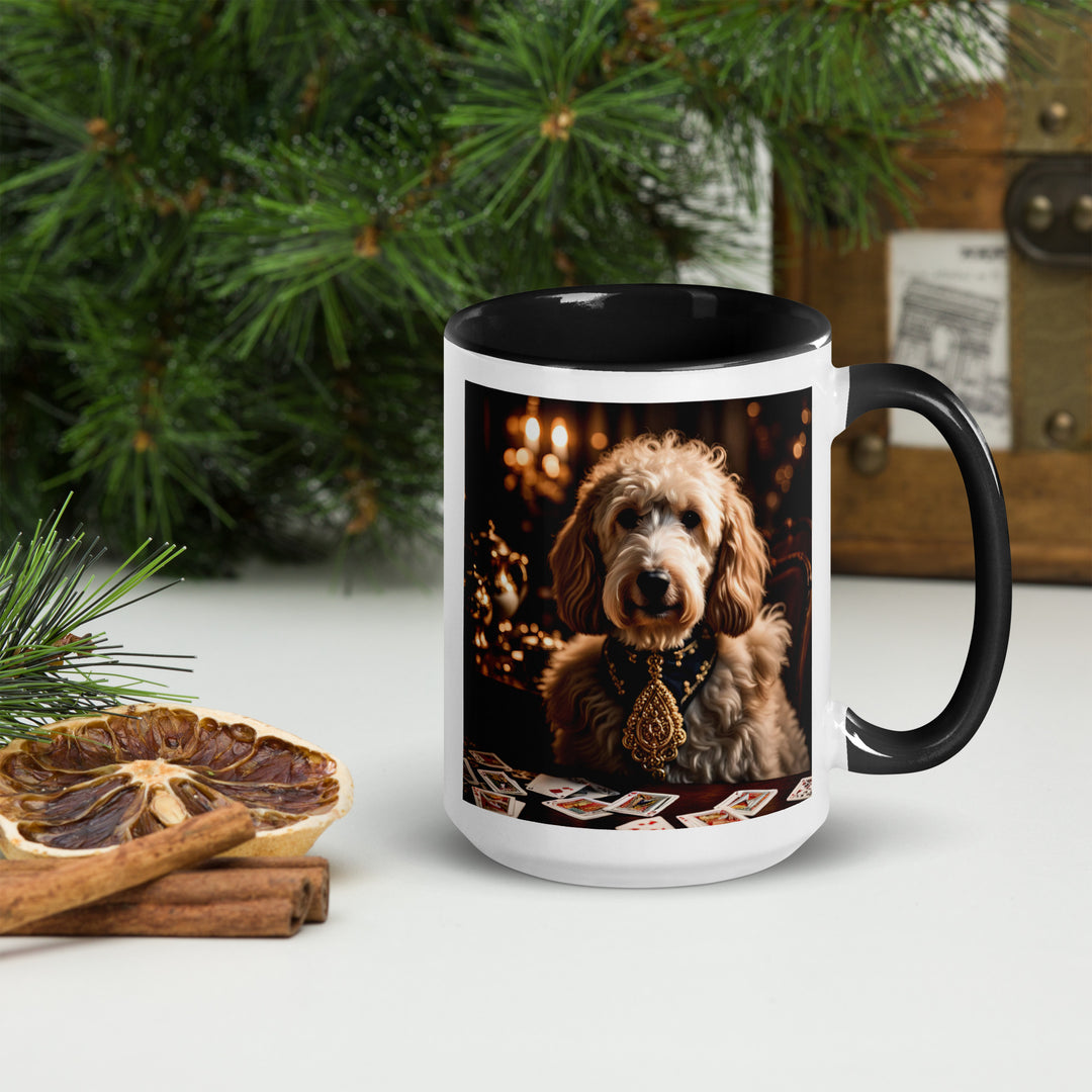 Goldendoodle- Mug with Color Inside v23