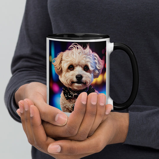 Maltipoo General- Mug with Color Inside v11