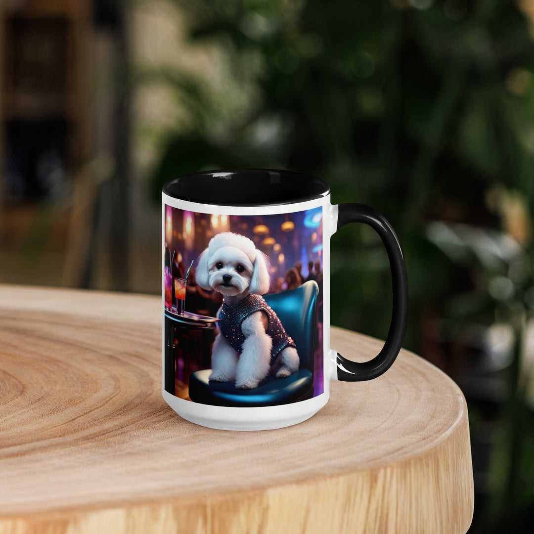 Maltipoo General- Mug with Color Inside v12