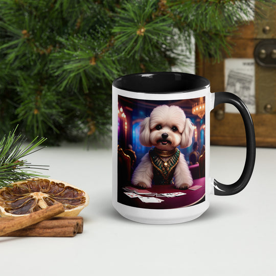 Maltipoo General- Mug with Color Inside v13