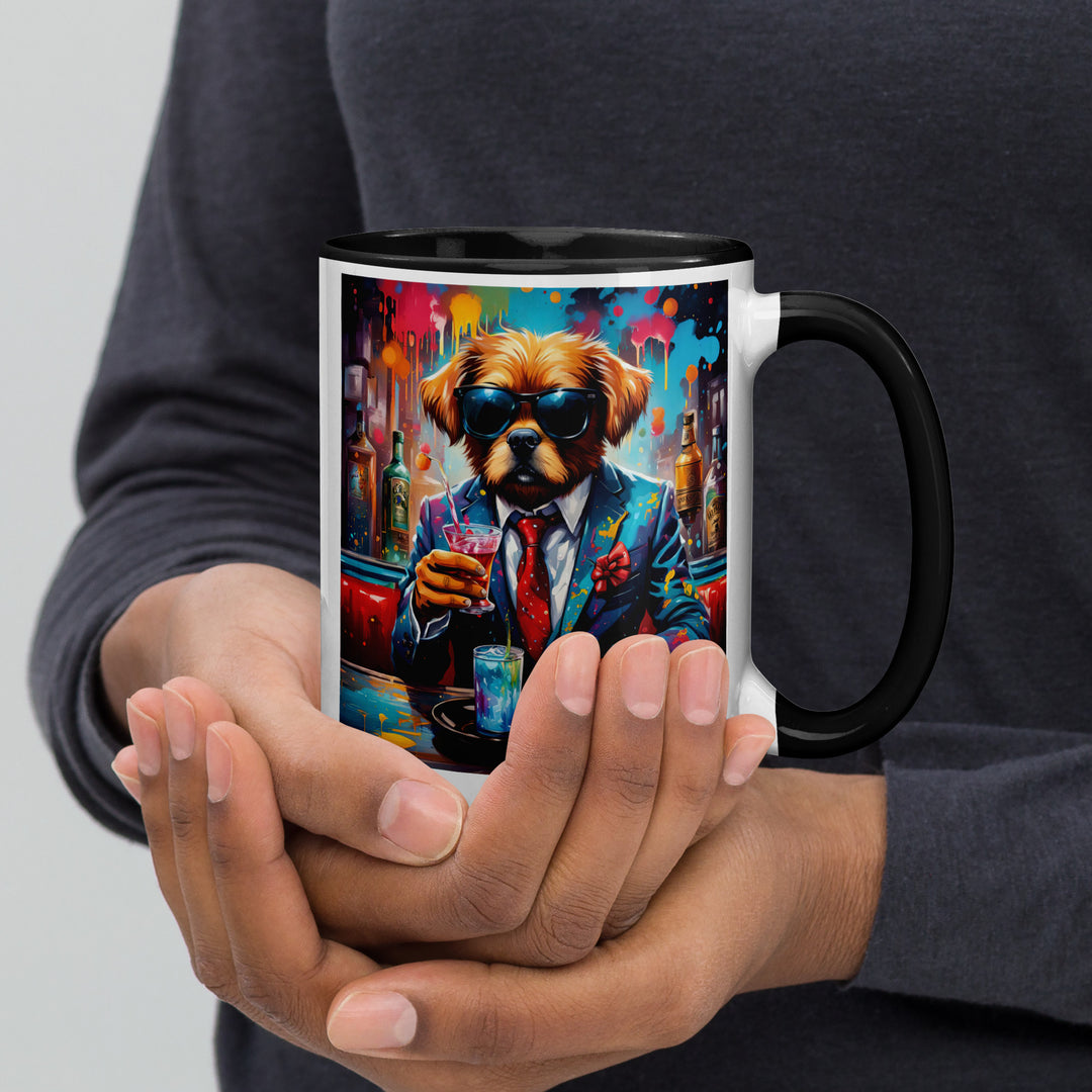 Pekapoo General- Mug with Color Inside