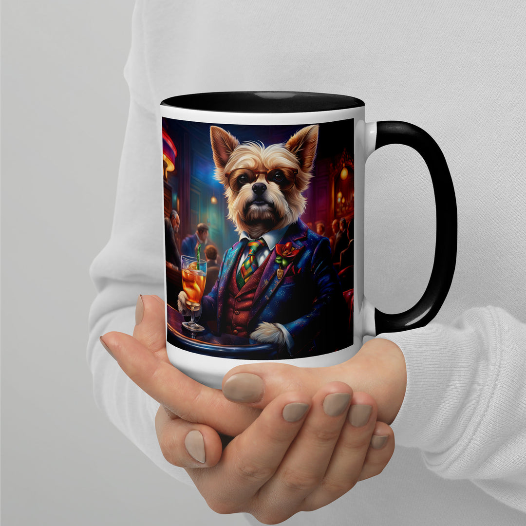 Pekapoo General- Mug with Color Inside v4