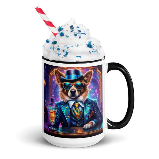 Pekapoo General- Mug with Color Inside v11