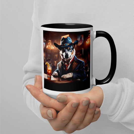 Texas Heeler General- Mug with Color Inside v3