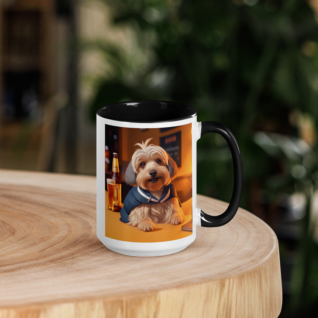 Yorkipoo General- Mug with Color Inside v7