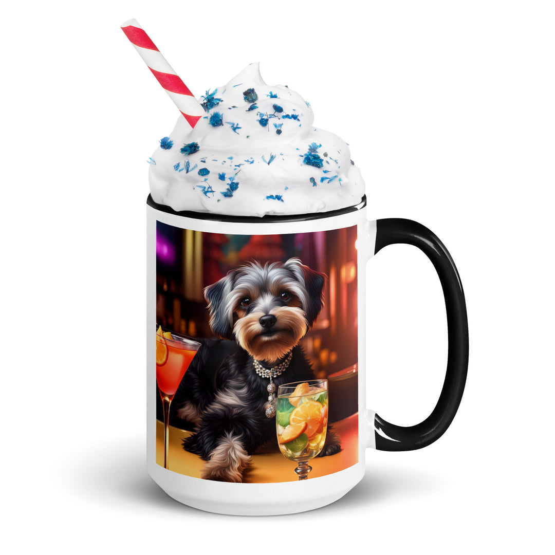 Yorkipoo General- Mug with Color Inside v8