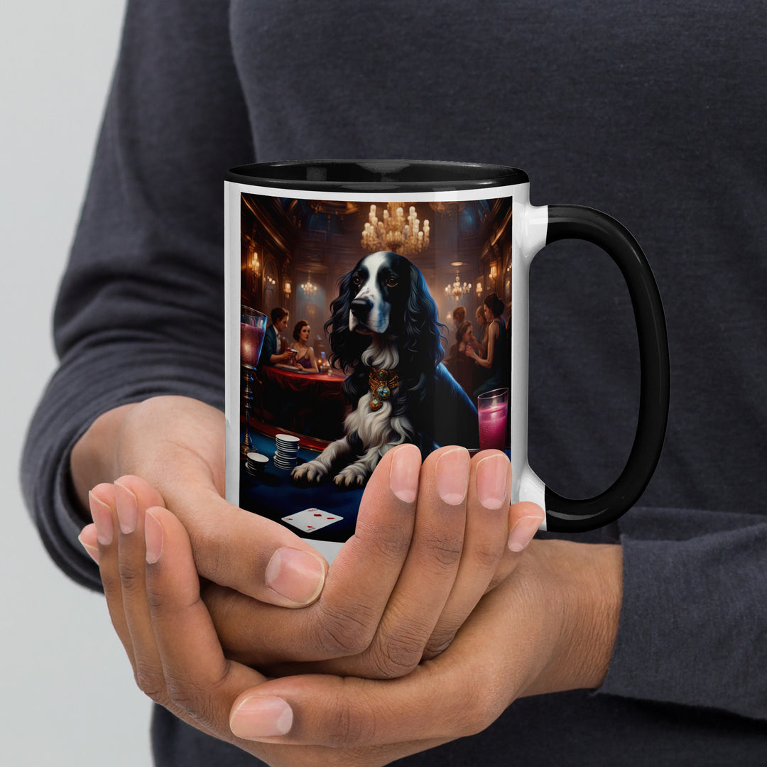 Sprocker Spaniel General- Mug with Color Inside v9