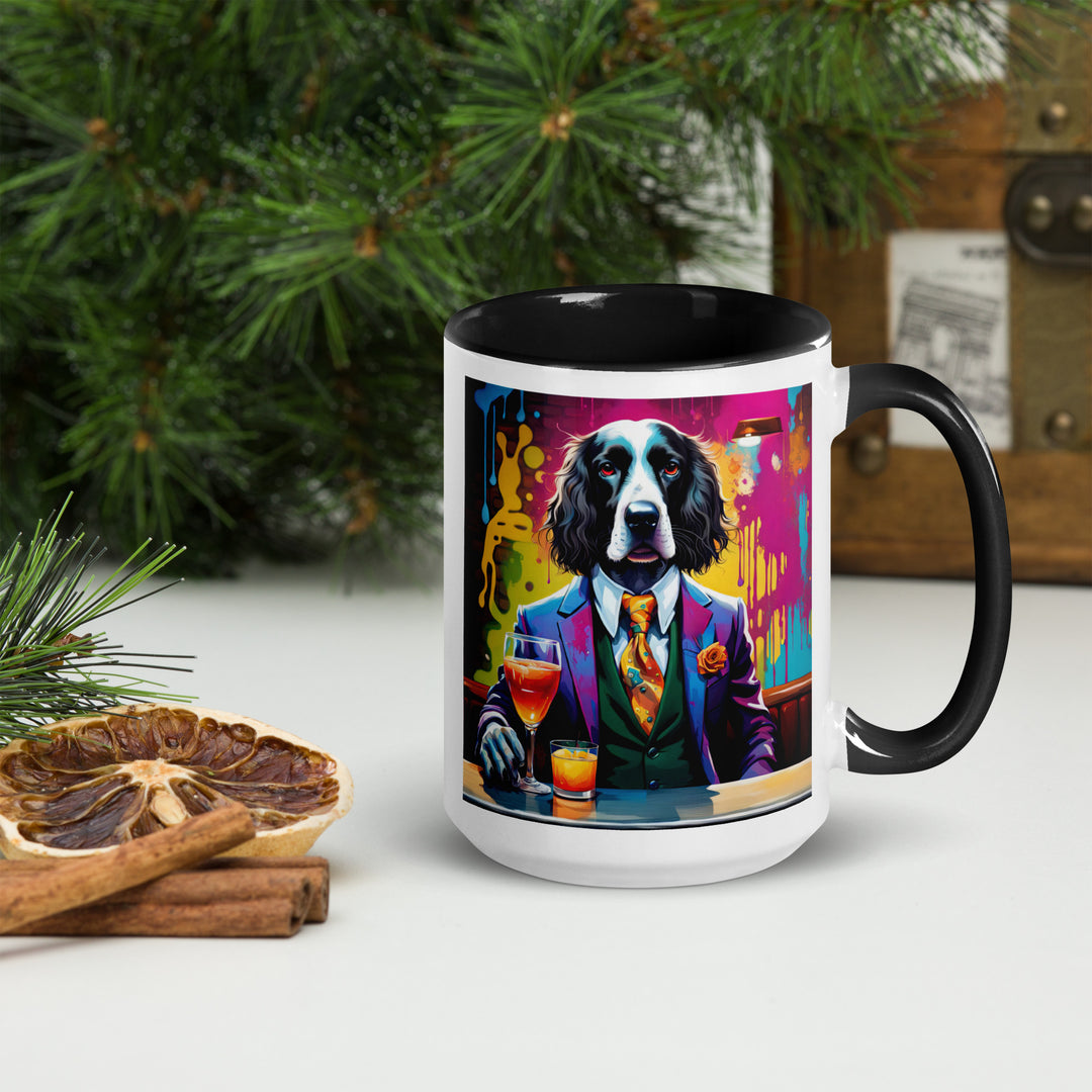 Sprocker Spaniel General- Mug with Color Inside v13