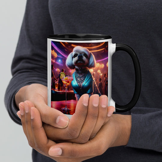 Pugapoo General- Mug with Color Inside v2