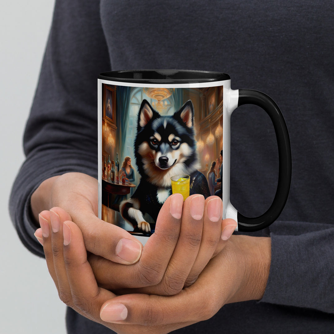 Pomsky General- Mug with Color Inside v14