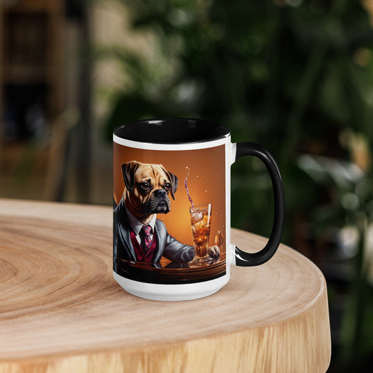 Puggle General- Mug with Color Inside v3