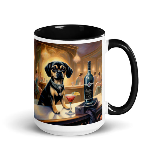 Puggle General- Mug with Color Inside v5