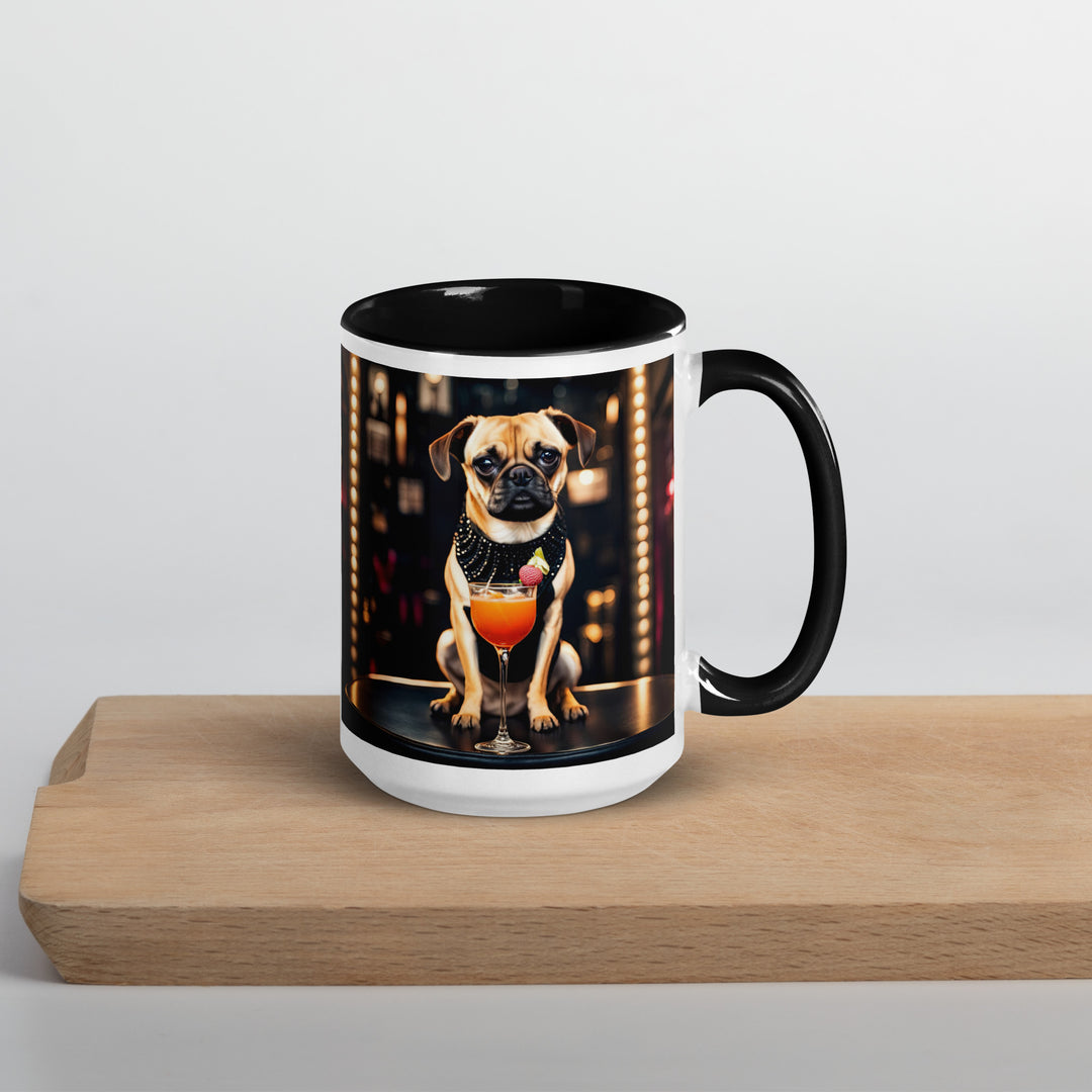 Puggle General- Mug with Color Inside v13